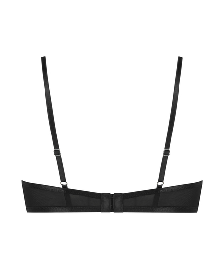 Icke-formpressad bygel-bh Luna, Svart