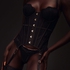 Fleur bustier Nyakim, Svart