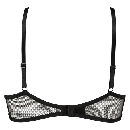 Non-padded underwired bra Cleo, Svart