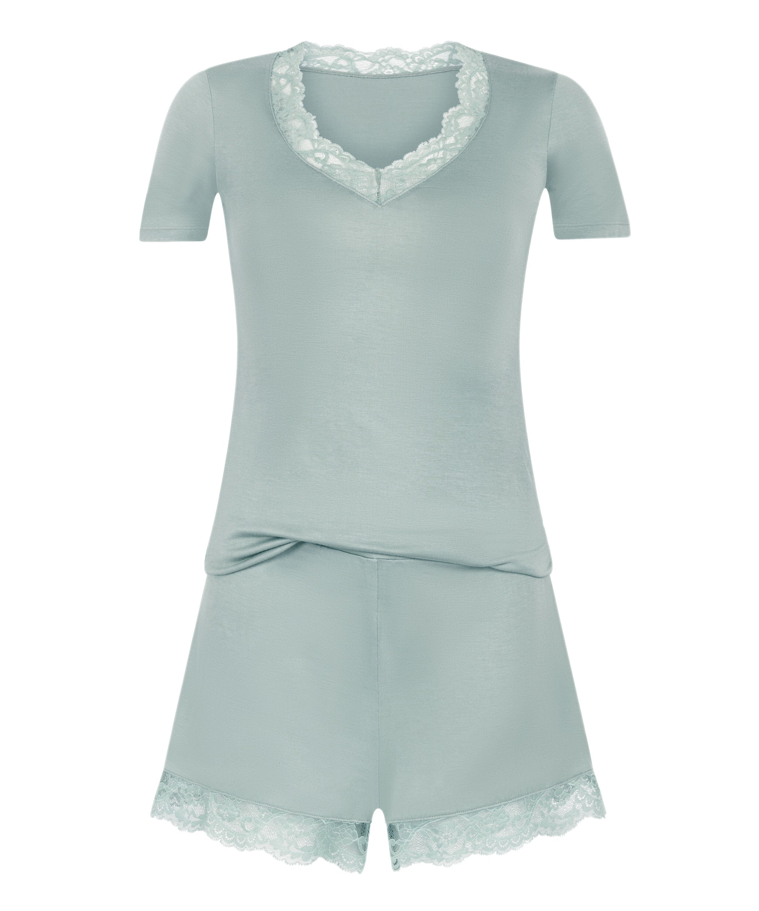 Pyjamasset i jersey, Gr&ouml;n