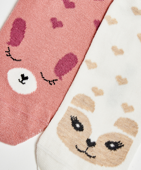 2 Par Strumpor, Rosa