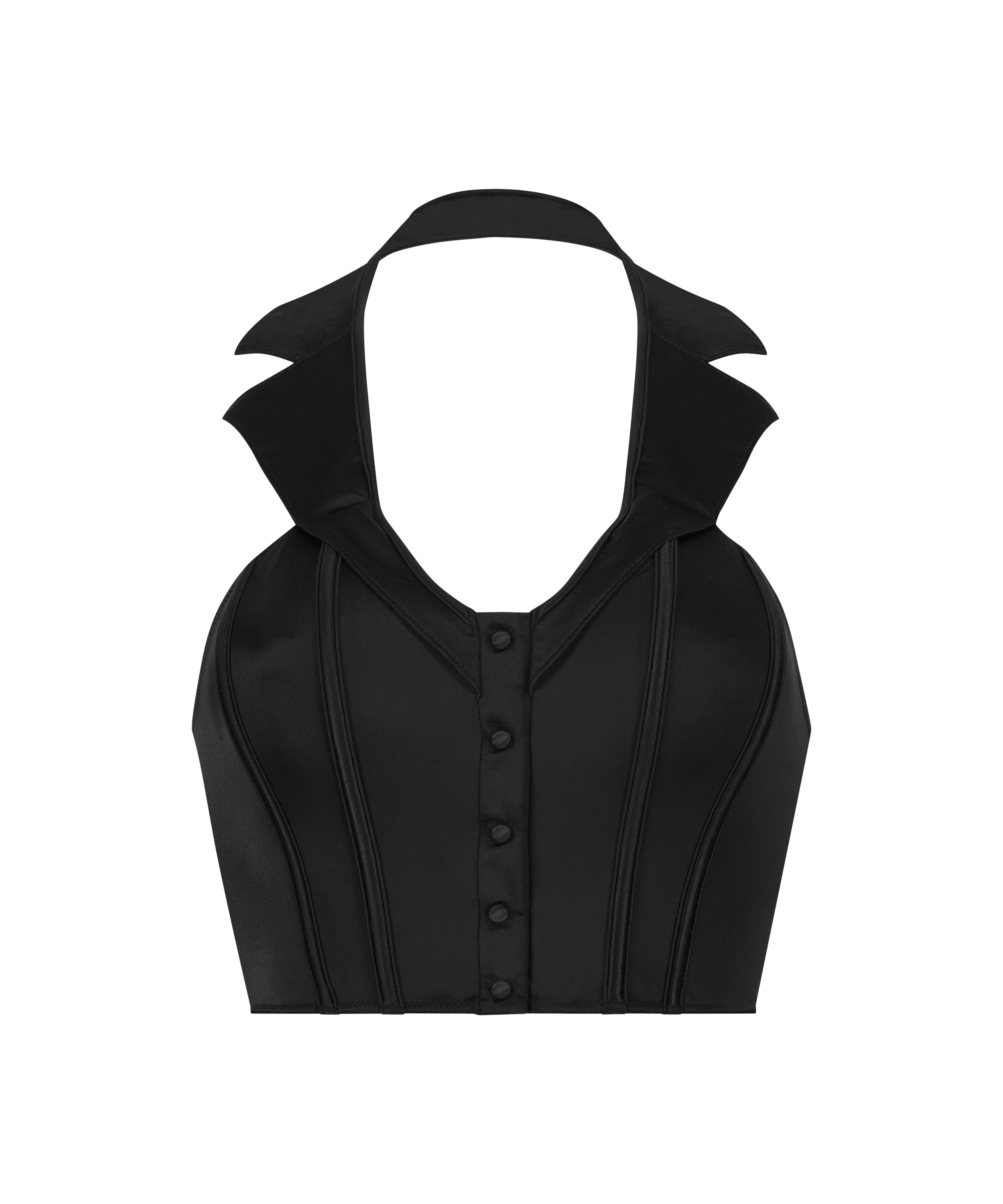 Bralette Bridget Bunny, Svart, main