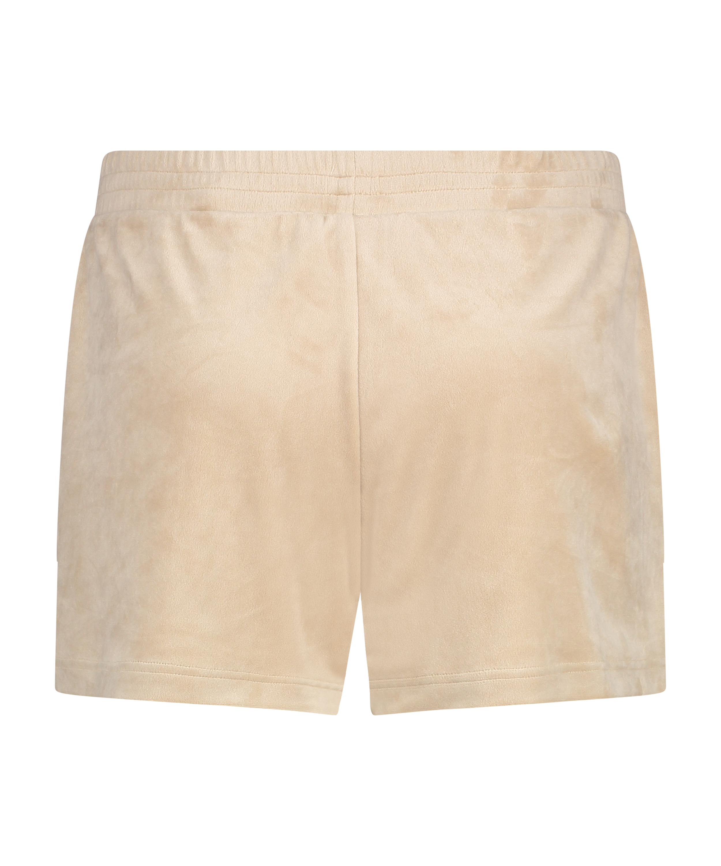 Sammetsshorts med ficka, Beige, main