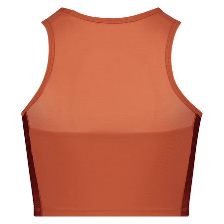 HKMX cropped träningslinne Shine on Sports, Brun