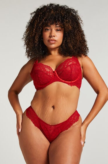 Hunkemöller Stringtrosa Daisy Röd