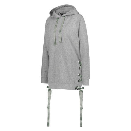 HKMX sweatshirt lace-up, Grå