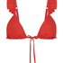 Sardinia triangel-bikiniöverdel, röd