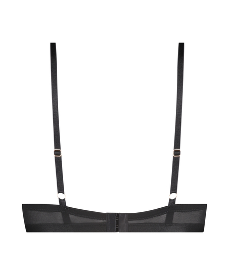 Malika vadderad bygelbehå Push-up, Svart