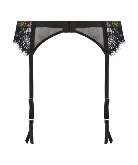 Strumpeband Amelie, Svart