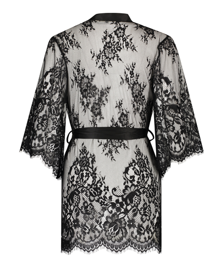 Kimono Lace Isabelle, Svart