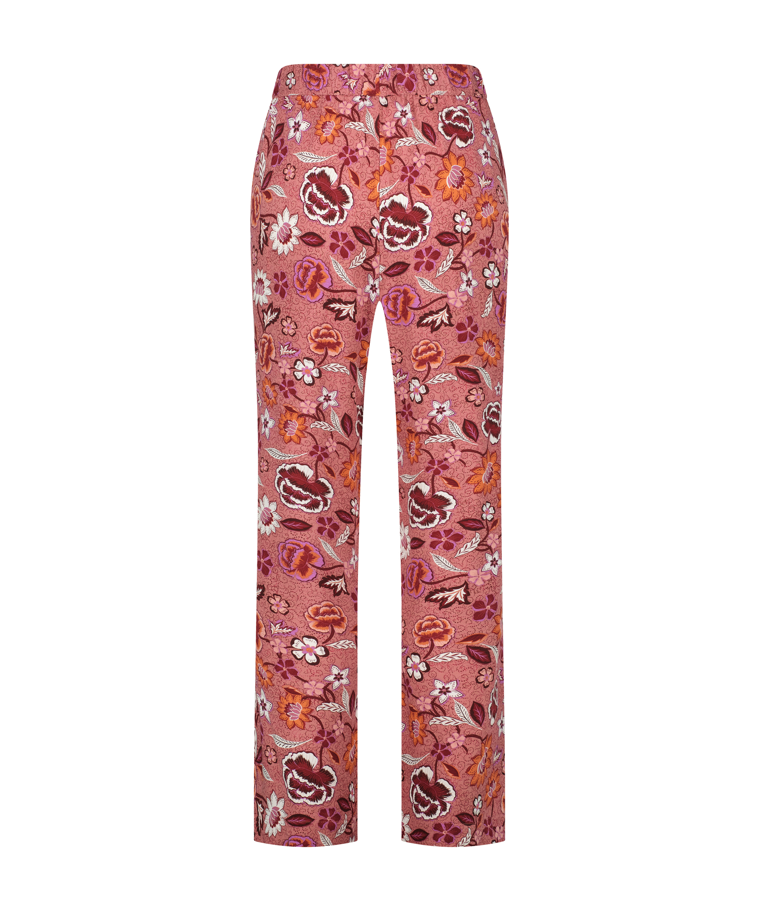 Tall pyjamasbyxor i v&auml;vt tyg, Rosa, main