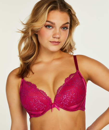 Reeva formpressad bygel-bh med push-up, Rosa