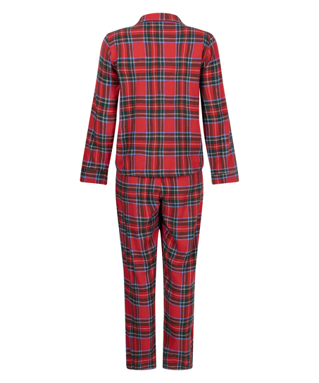 Pyjamasset Flannel, R&ouml;d