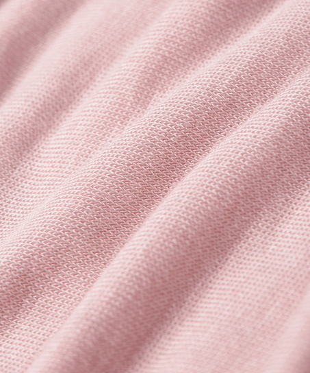 super soft cashmereblandad-topp med båthals, Rosa