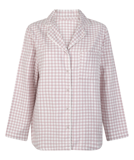 Pyjamastopp Flanel Essentials, Lila
