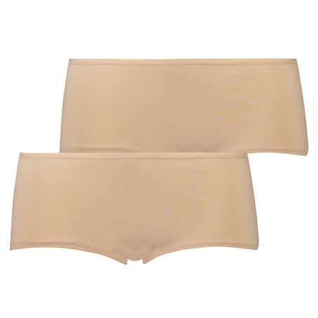 2-pack boxertrosor Kim Cotton, Beige
