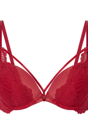 Hunkemöller Formpressad maximizer bygel-bh Whitney röd