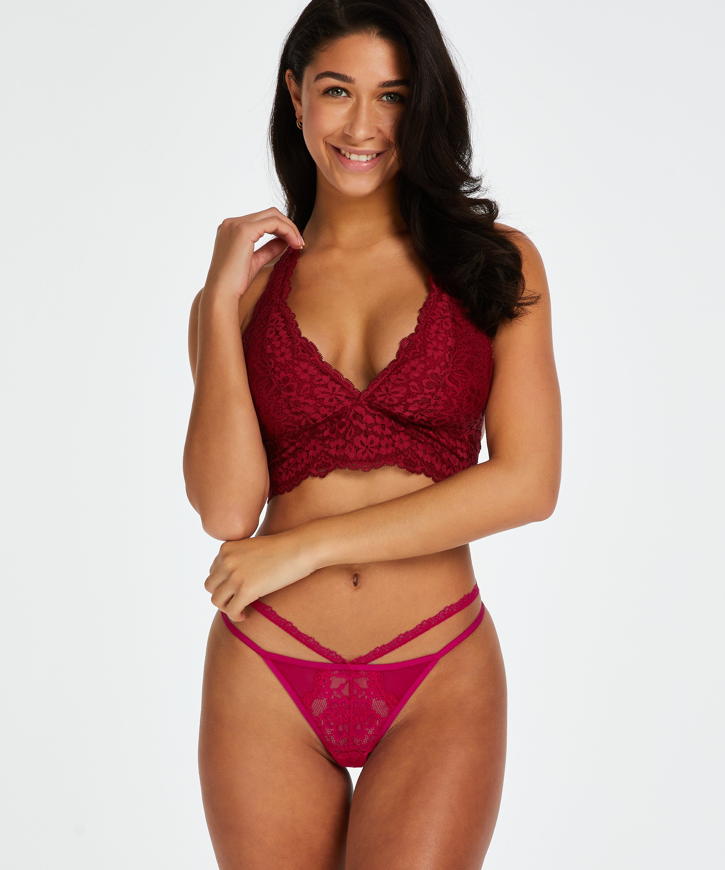 Tanga-stringtrosa Quinn, Rosa, main