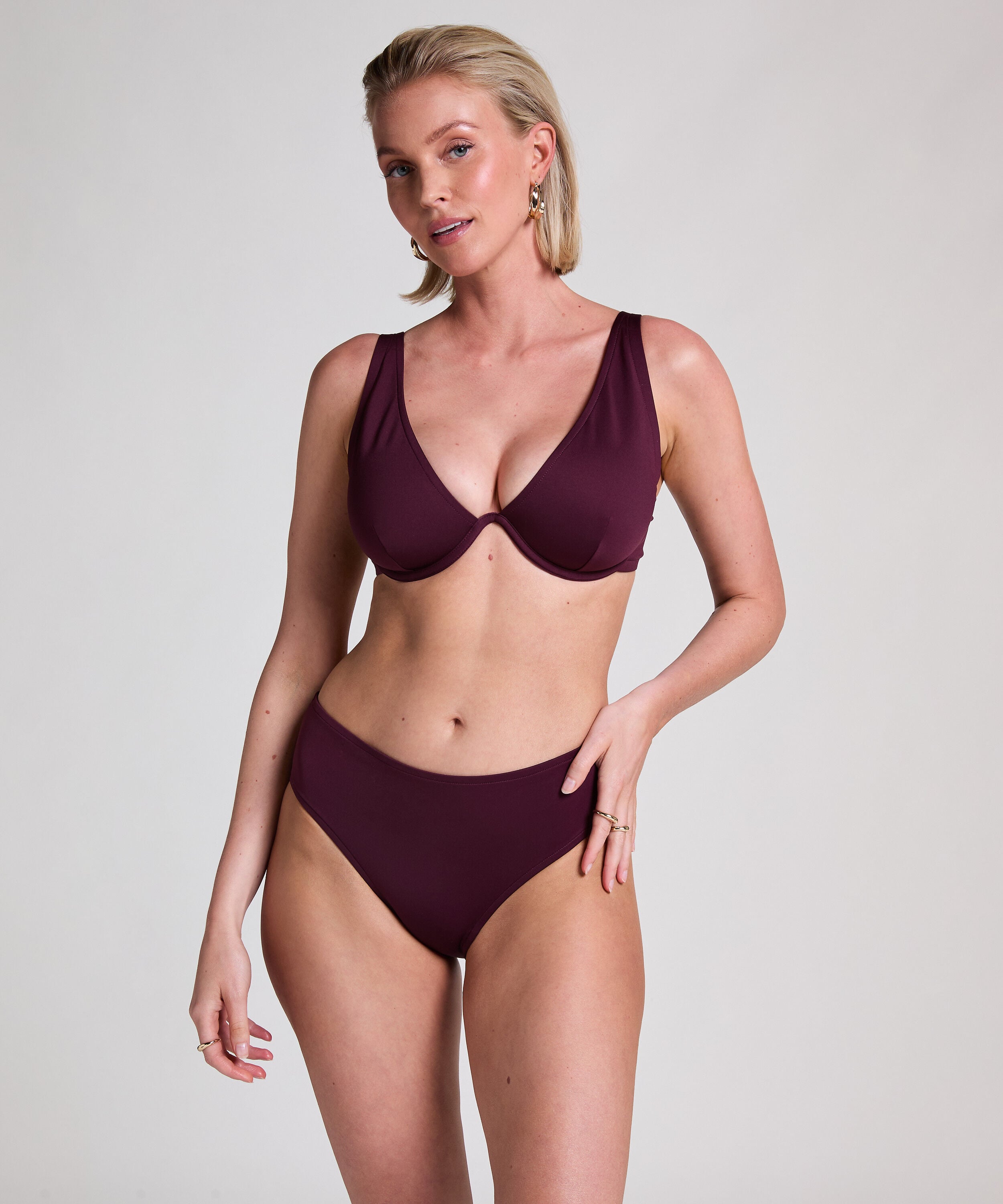 Rio bikiniunderdel i neopren, Lila