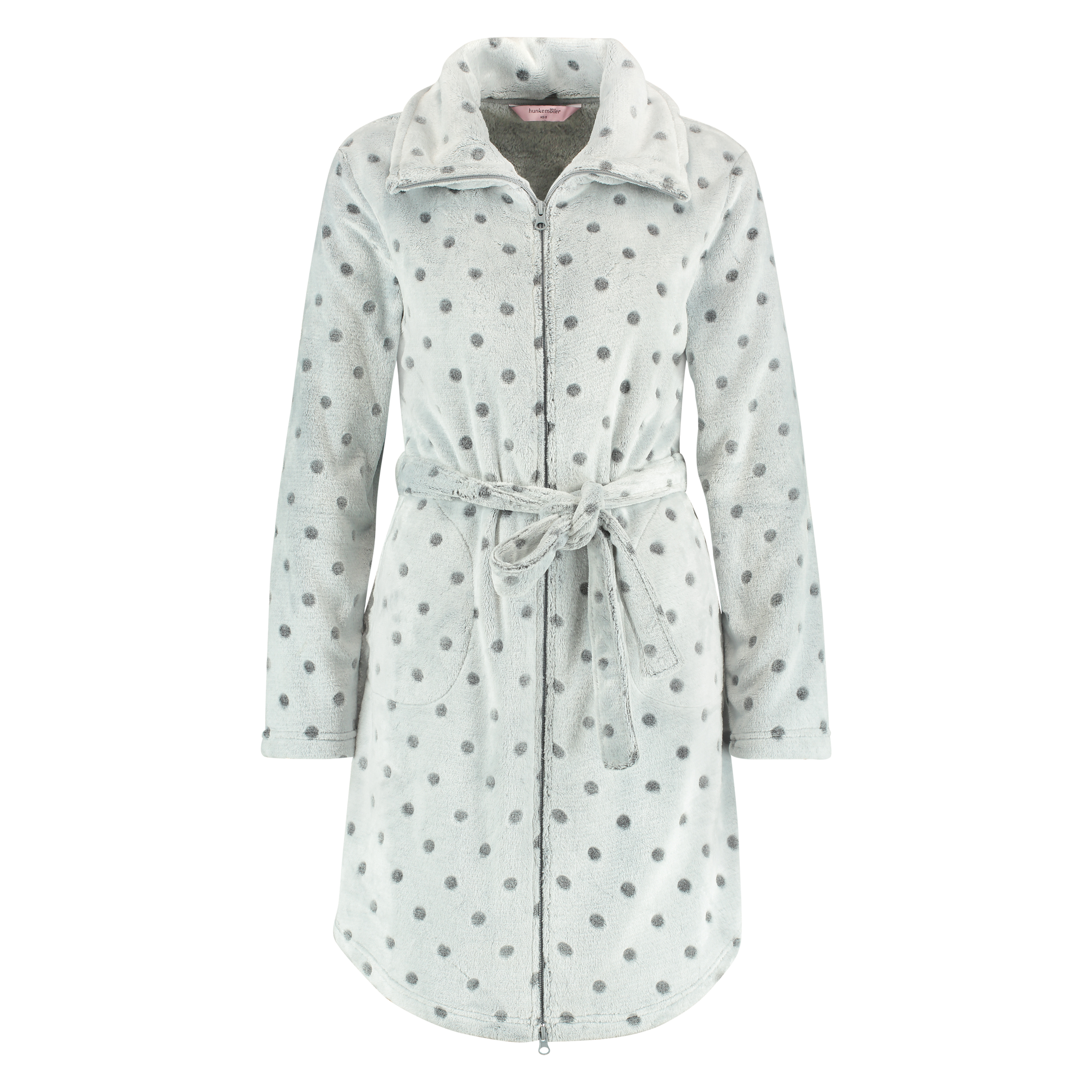 Morgonrock Zipper, Gr&aring;, main