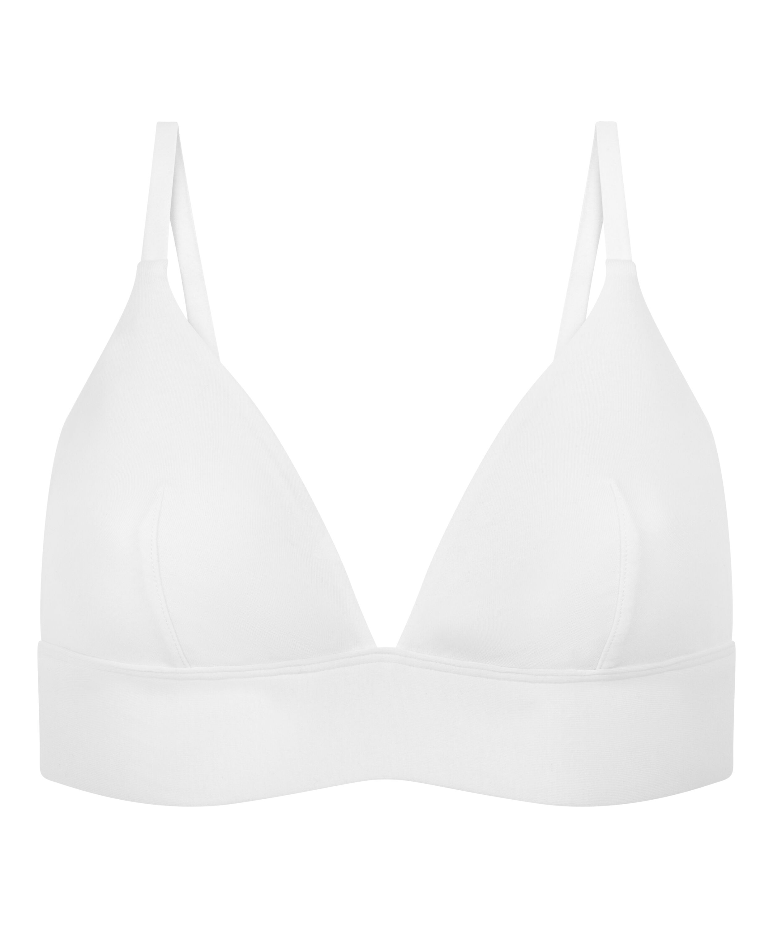 Bomullsbralette, Vit