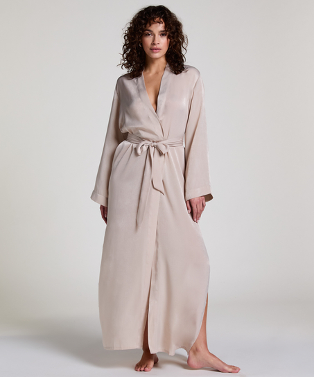 Kimono Satin, Beige