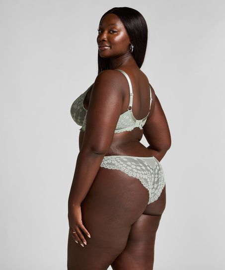 Icke formpressad bygel-bh Daisy, Gr&ouml;n