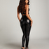 Leggings med snörning, Svart