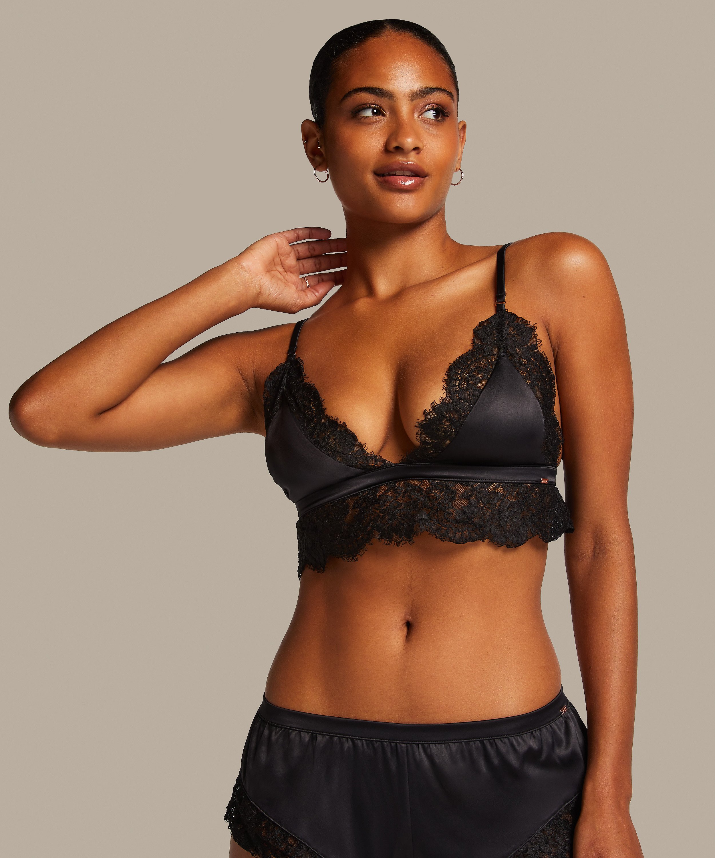 Bralette Valerie, Svart, main