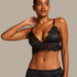 Bralette Valerie, Svart