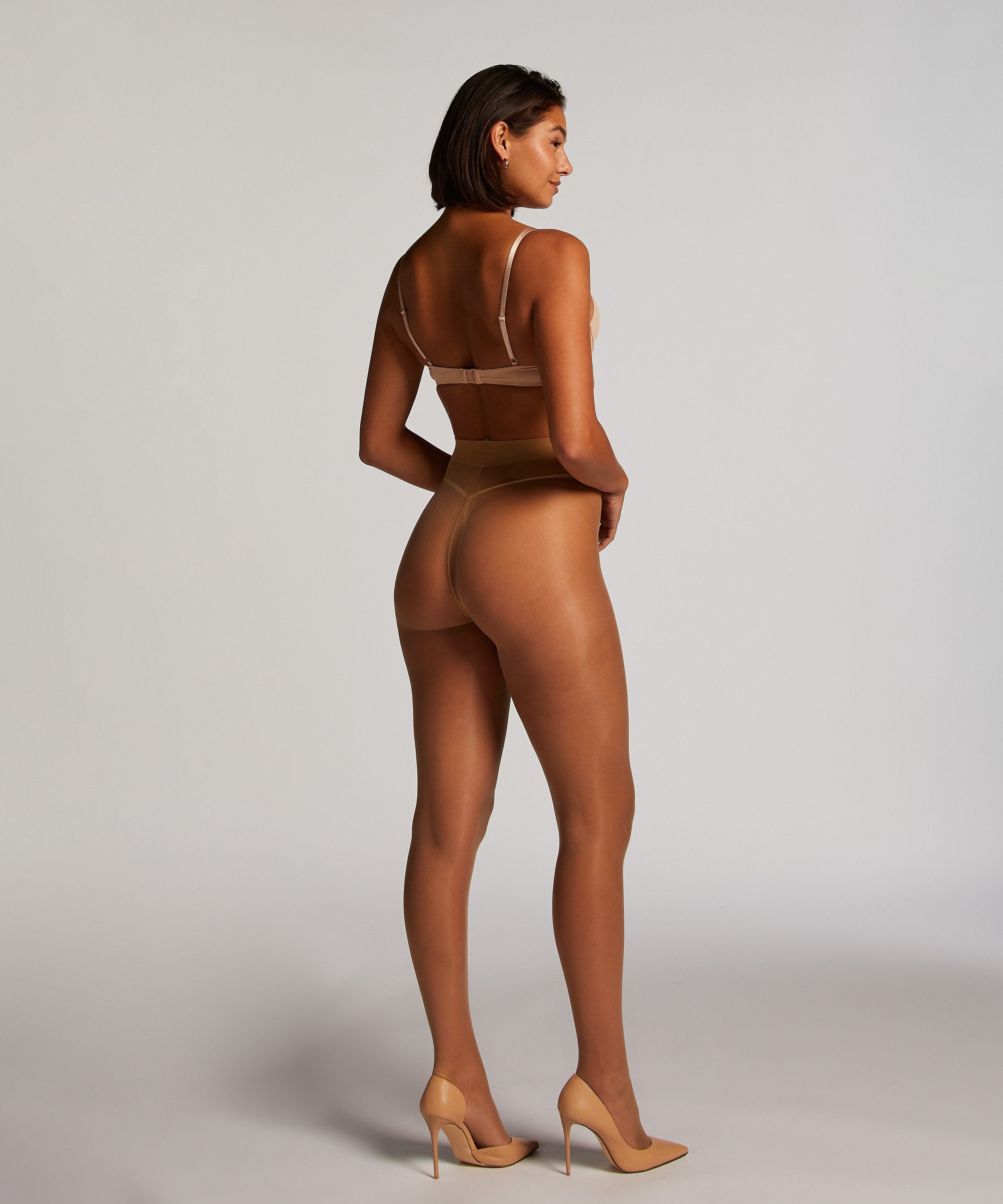 Strumpbyxa 15 Denier Maskstopp, Beige, main