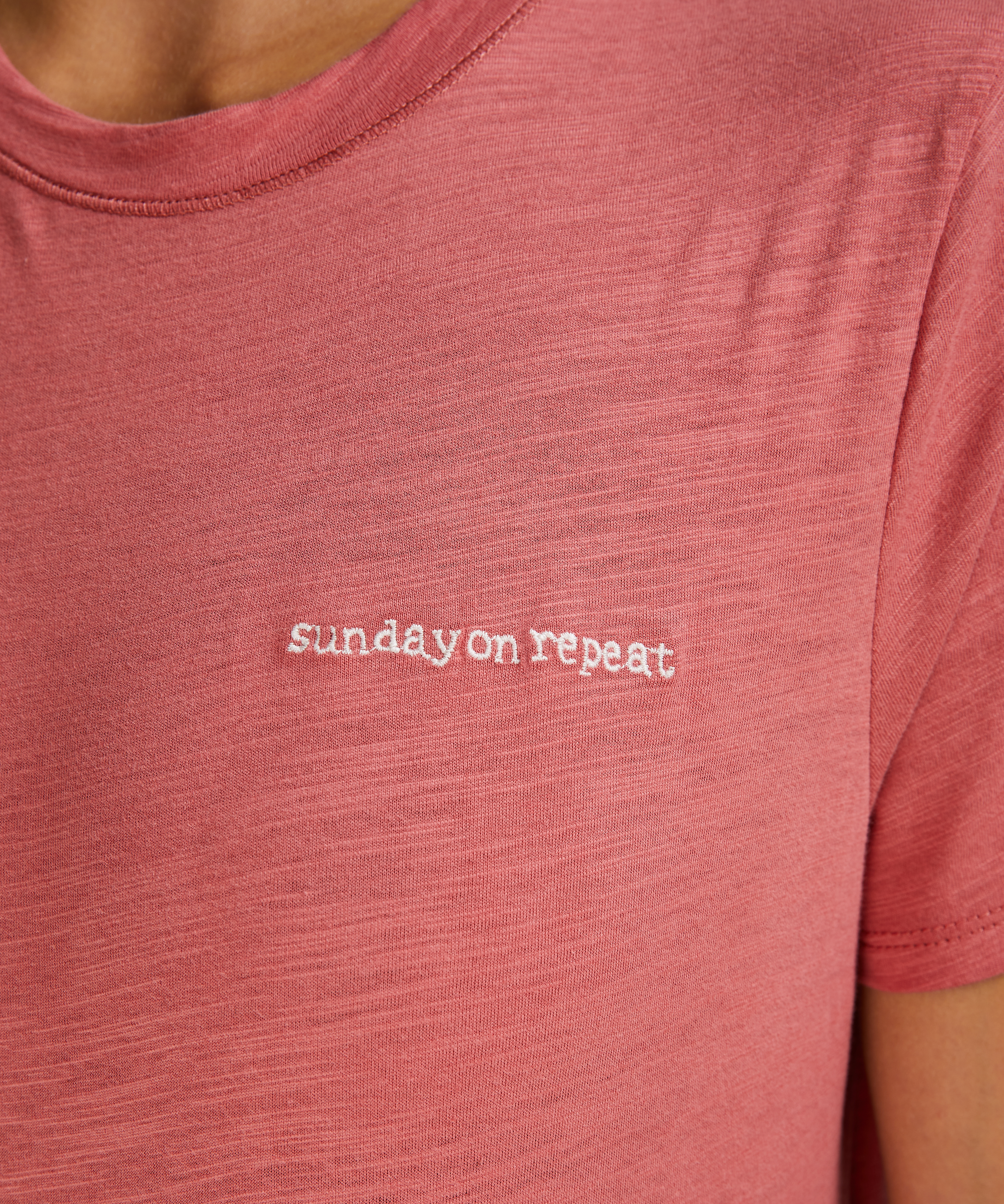 Kort&auml;rmad pyjamastopp, Rosa, main