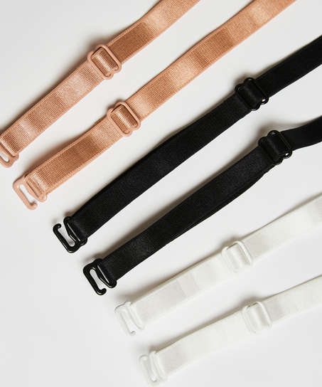 3-pack bh-band, Svart
