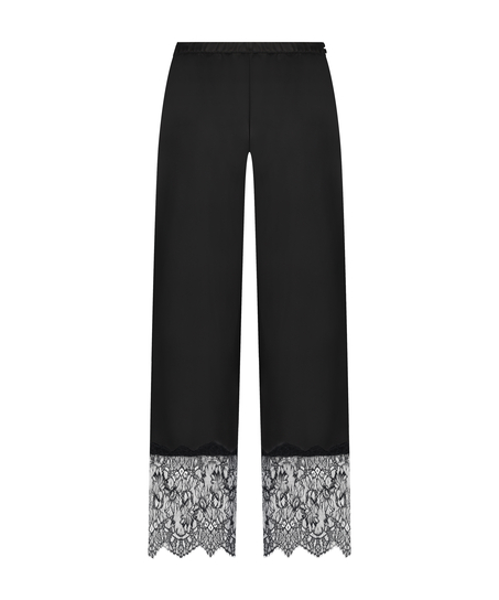 Spetsbyxor med vida ben Sophia, Svart