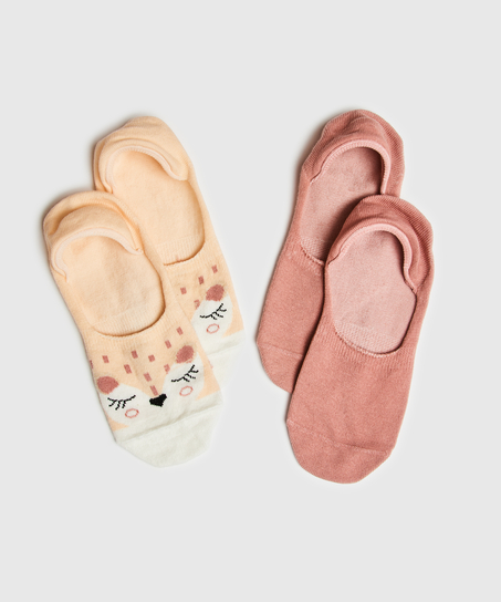 2 Par Footsies, Svart