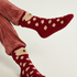 Lara Icebear Sock, röd