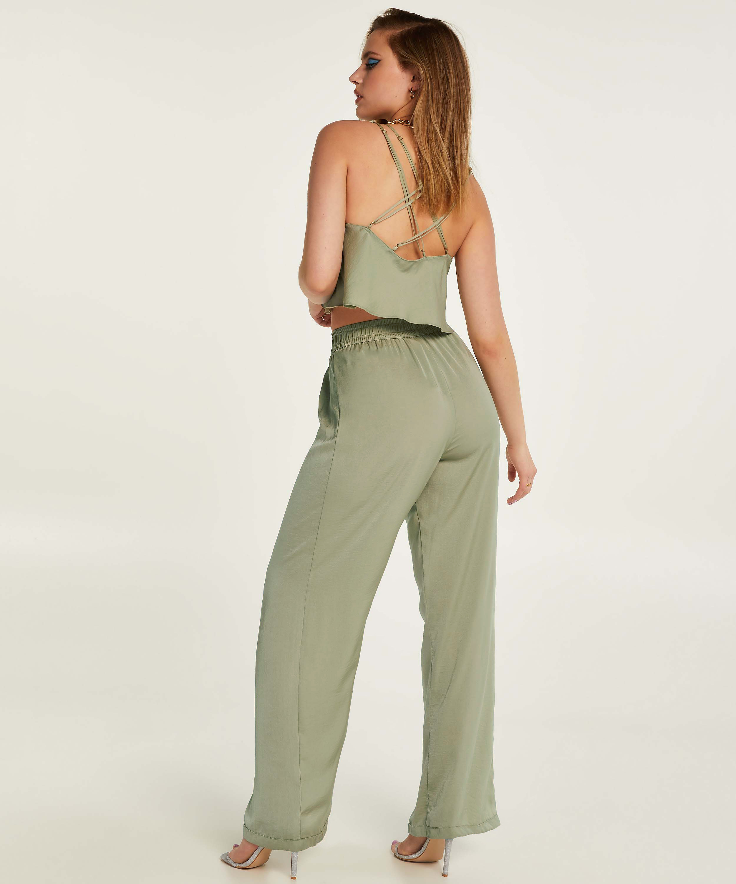 Cami Top Airspun Kim Petras, Gr&ouml;n, main