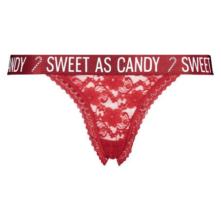 Bonita stringtrosa, röd