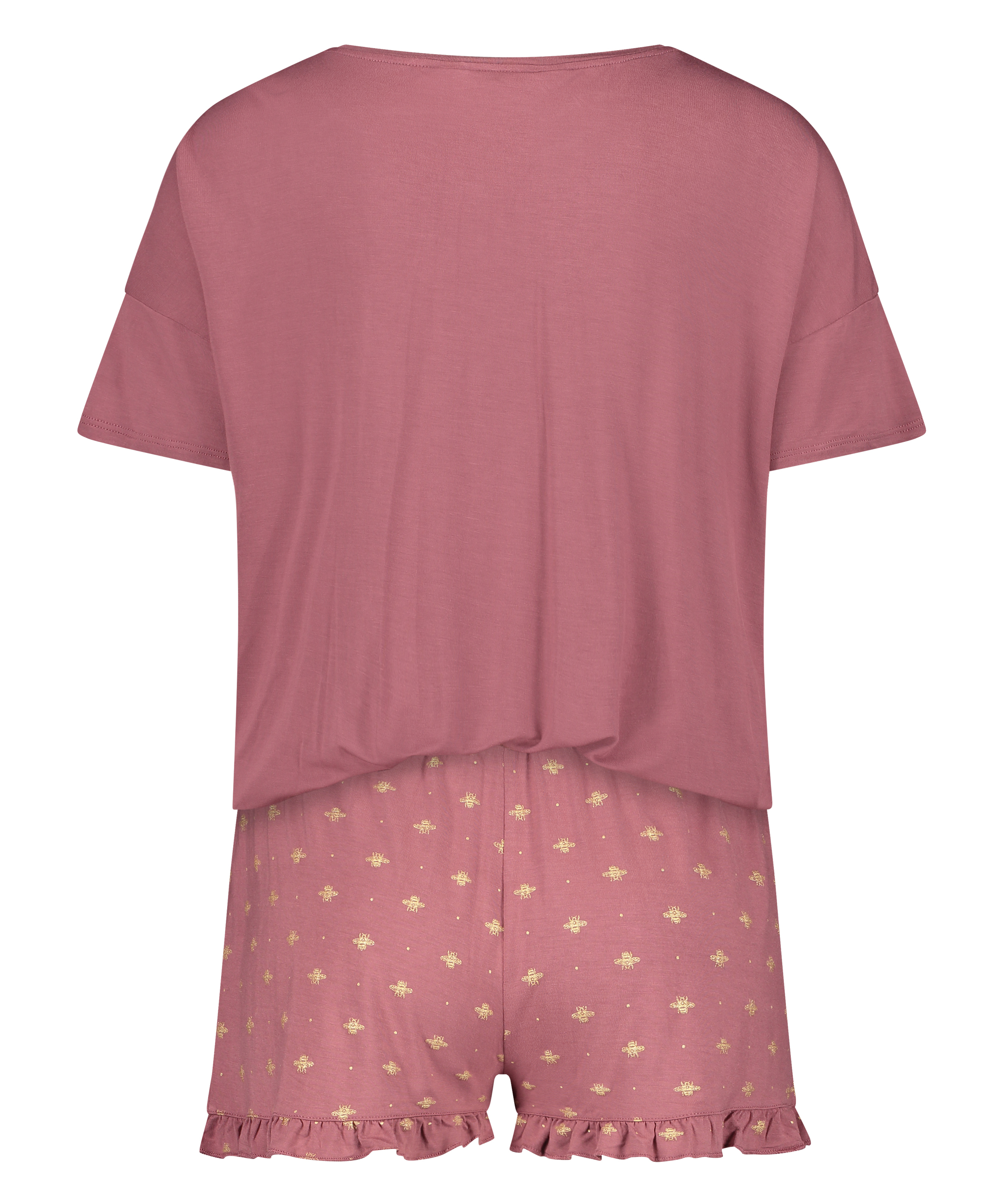 Kort pyjamasset, Rosa, main