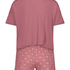 Kort pyjamasset, Rosa
