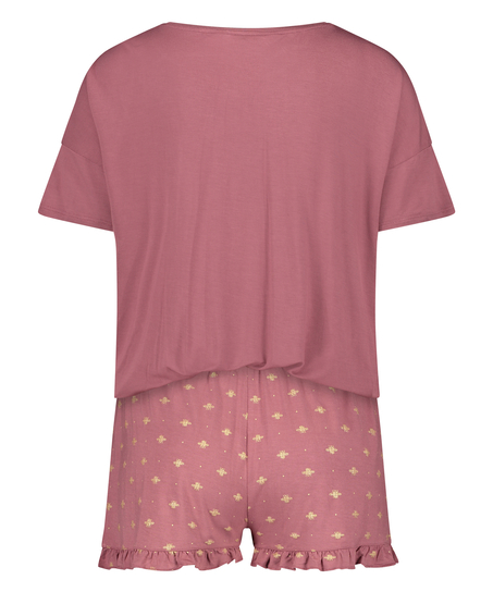 Kort pyjamasset, Rosa