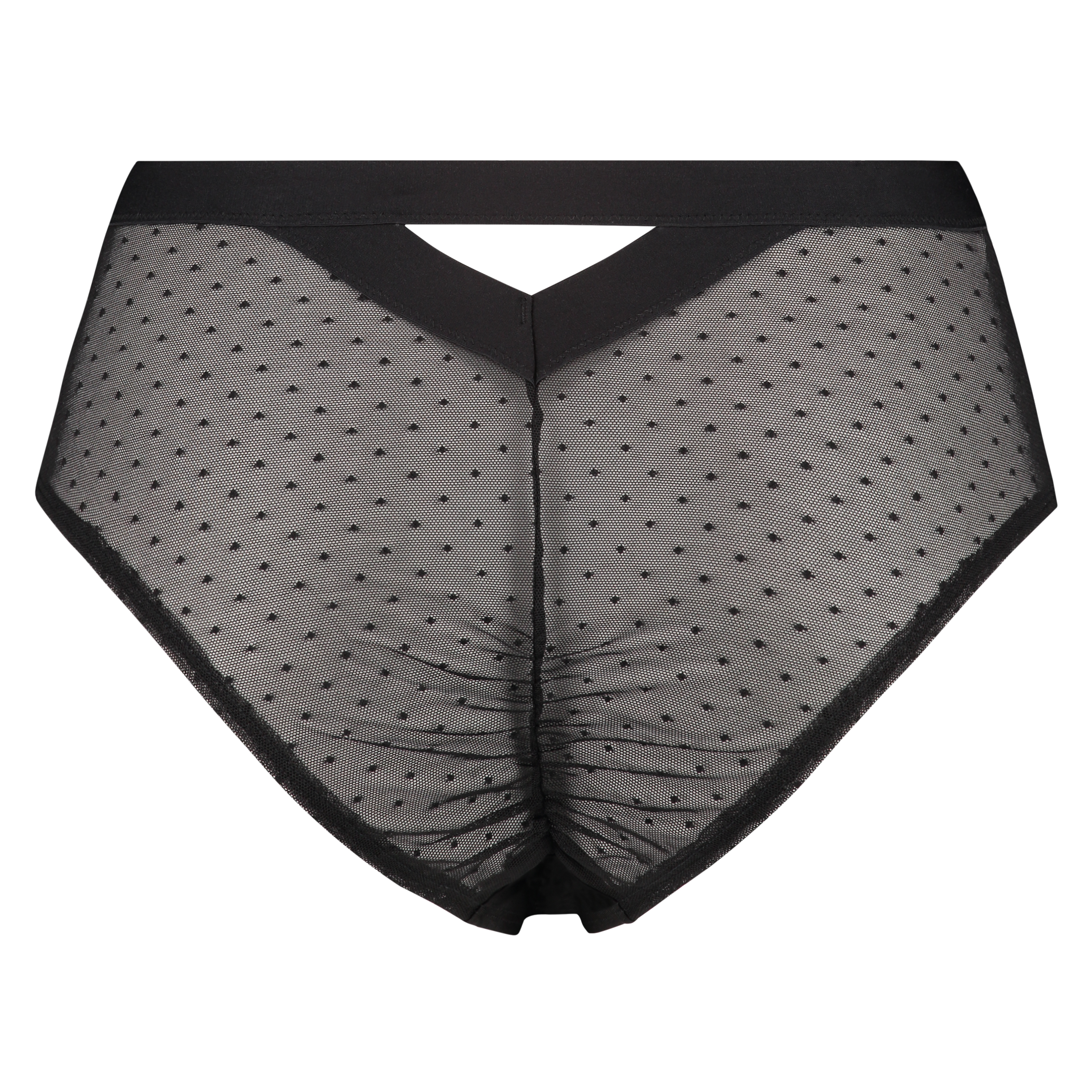 H&ouml;gt skuren brazilian-trosa Amelia, Svart, main