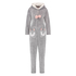Onesie Fleece Novelty, Grå