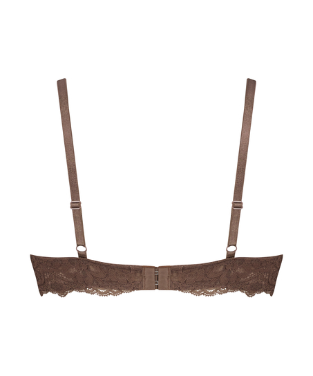 Formpressad bygel-bh Marine, Brun