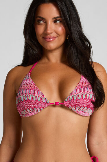Hunkemöller Cali triangelformad bikiniöverdel Rosa