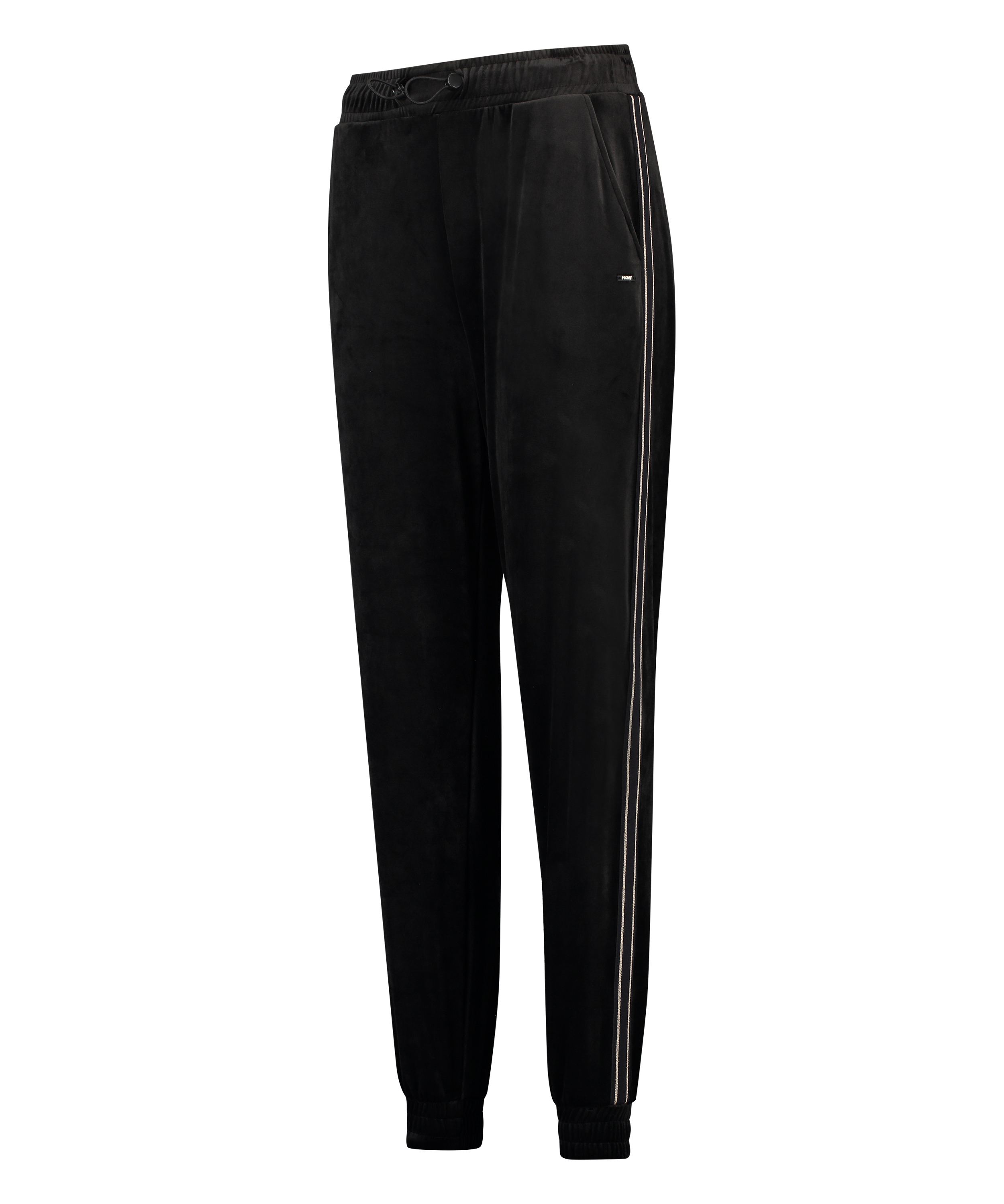 HKMX Sportbyxor Velour, Svart, main