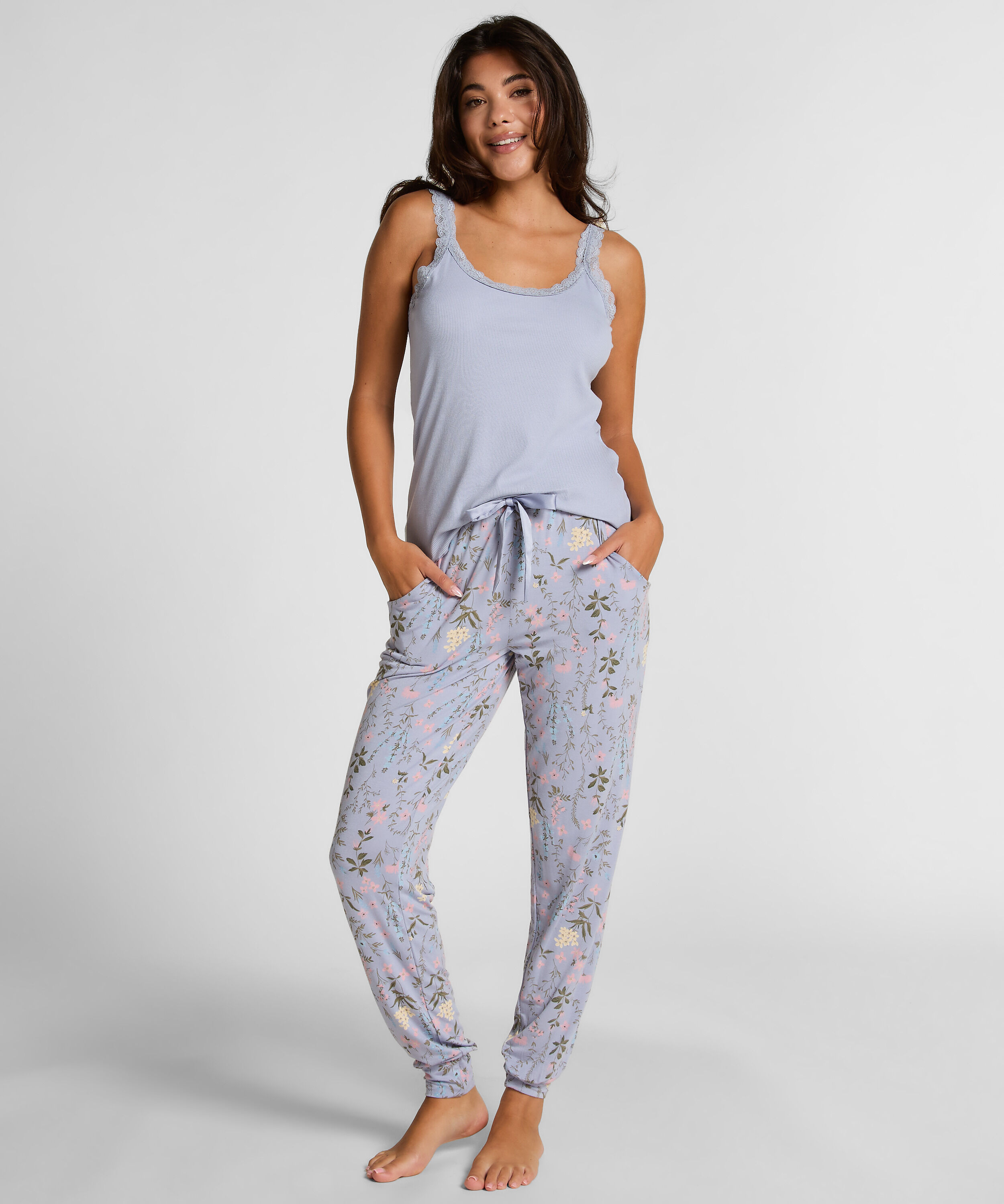 Pyjamasbyxa Jersey, Lila