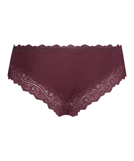 Brazilian-trosa i bomull, Röd