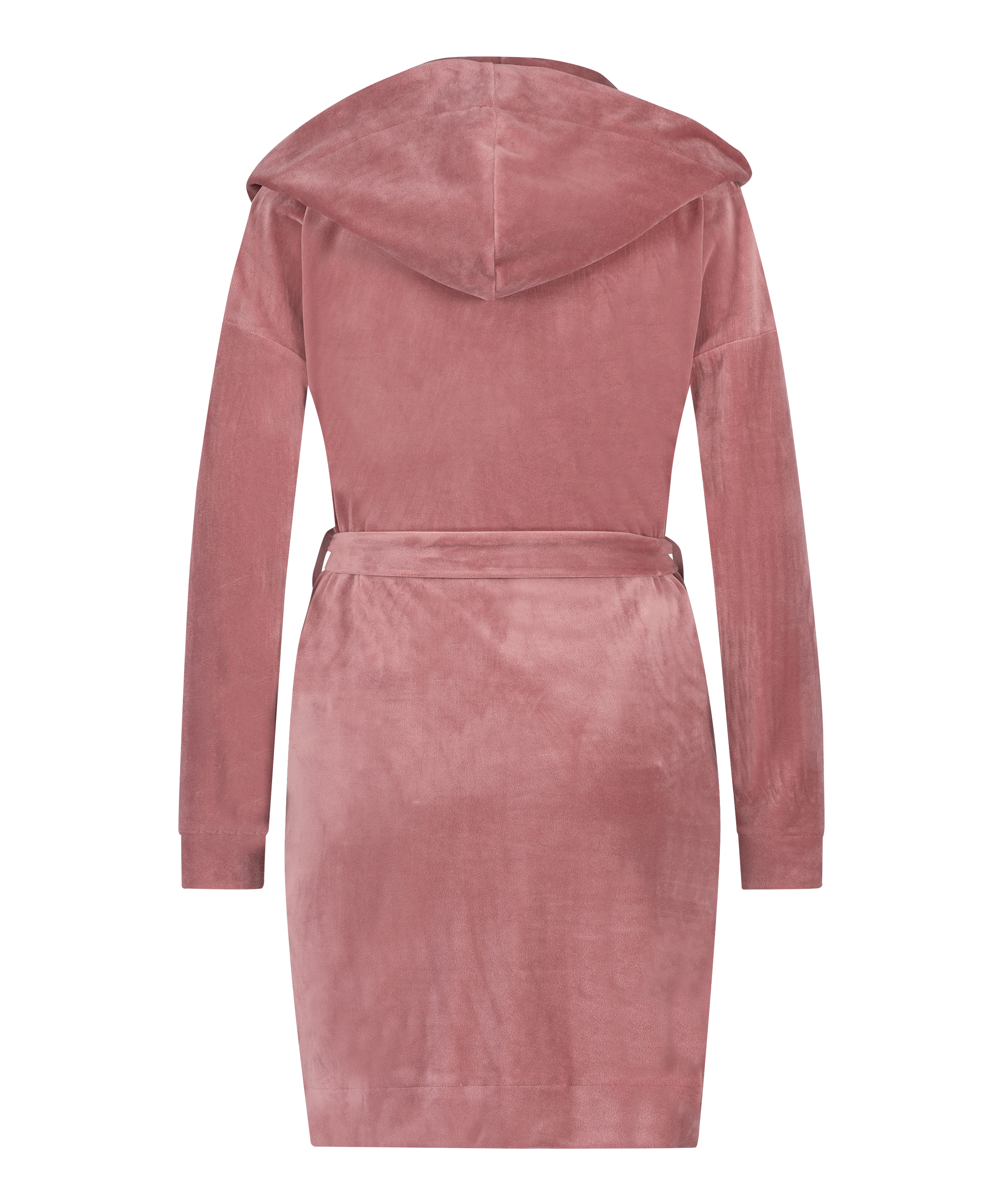 Kort badrock i velours, Lila, main