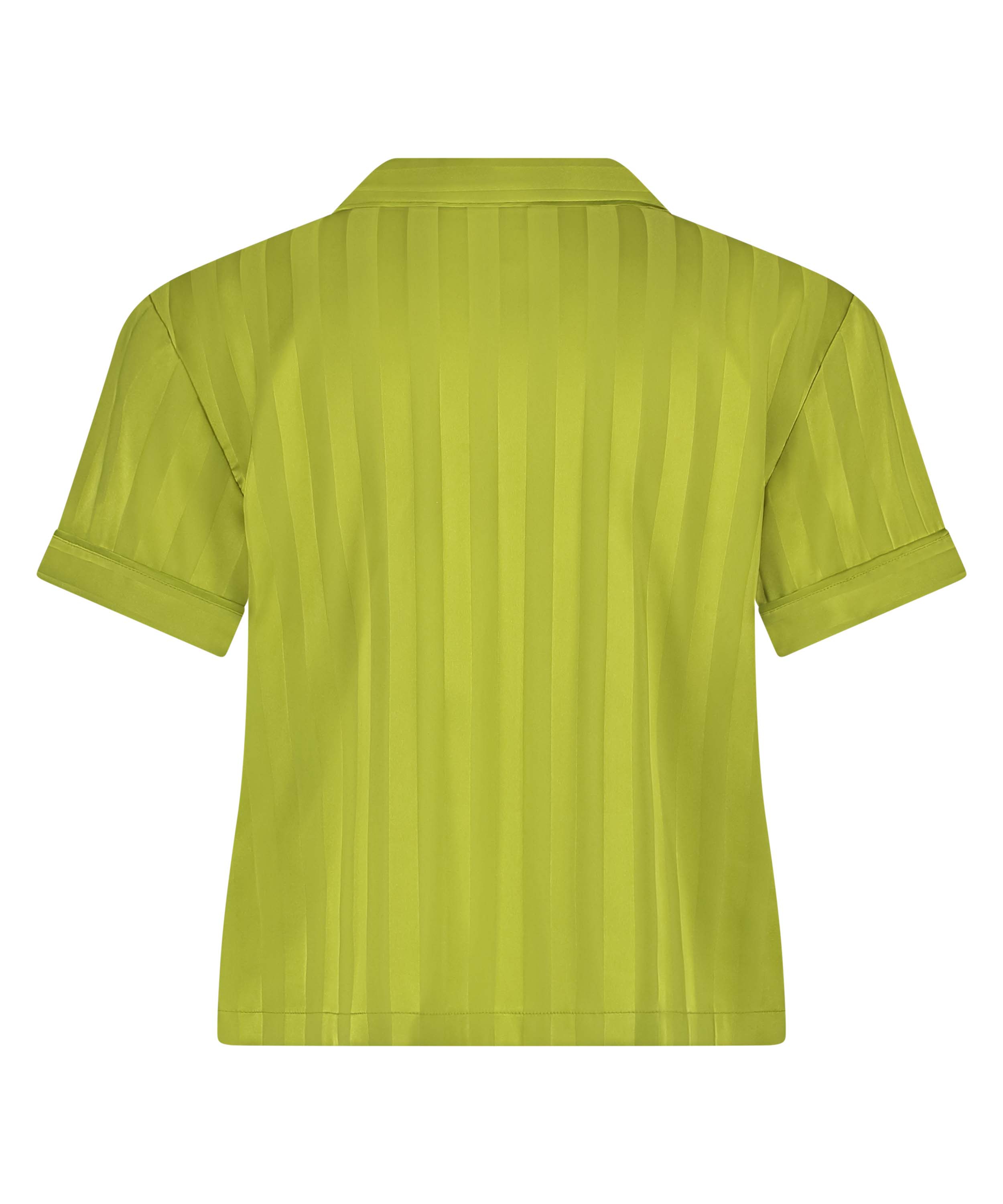 Kort&auml;rmad jacka i Satin, Gr&ouml;n, main